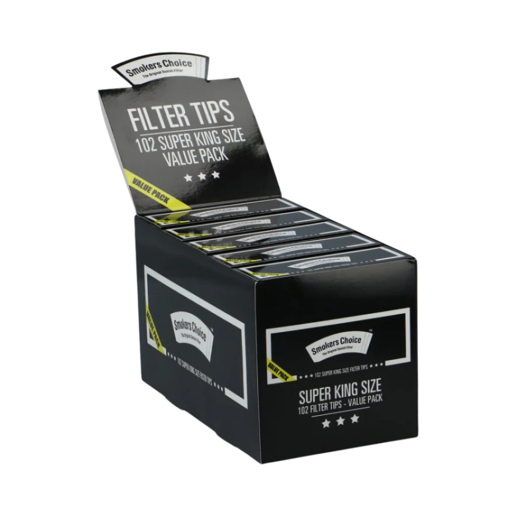 Smokers Choice - 102 Schwarz Super King Size Filtertips Valuepack