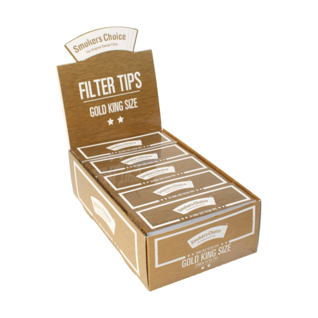 Smokers Choice - 34 King Size Goldfilter-Spitzen