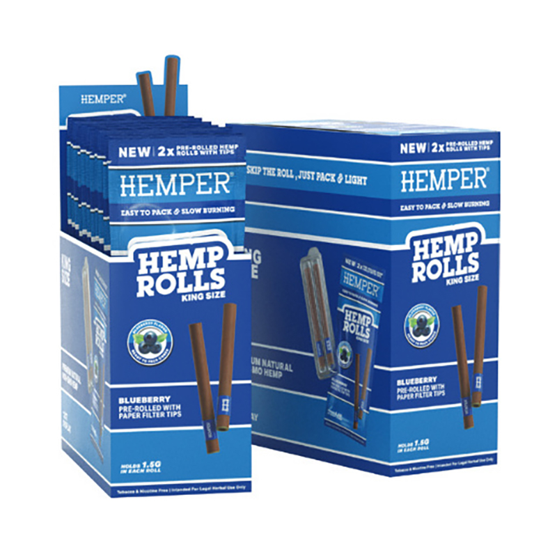 Hemper HEMPaRillo - Blaubeerrollen 2 Stück