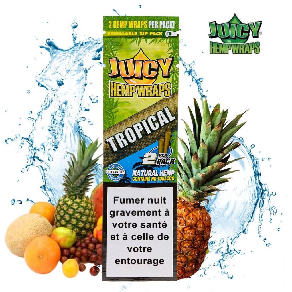 JUICY® Hanf Wraps - Tropisch