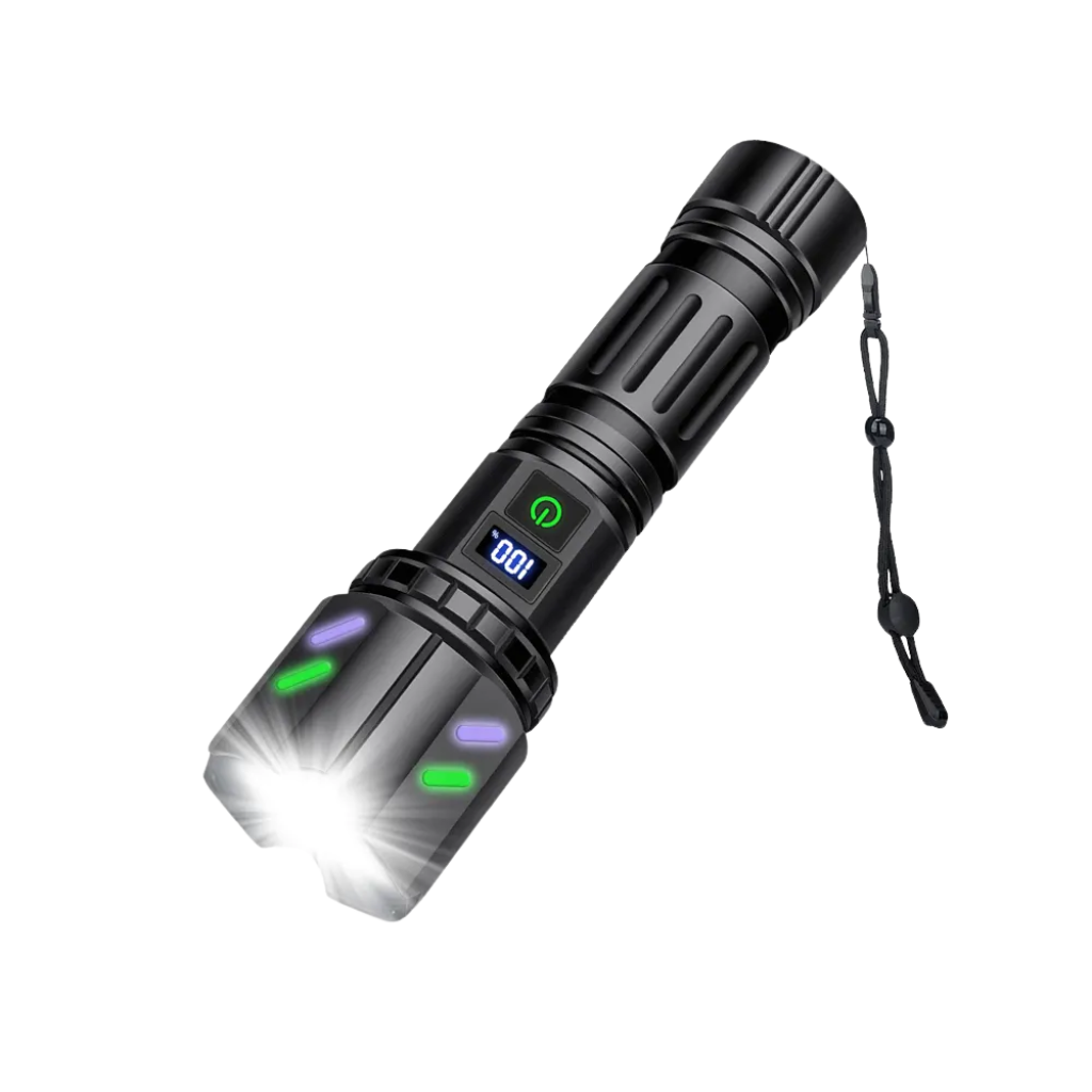 Dual Switch Taschenlampe 15.000 Lumen + Wiederaufladbarer Akku