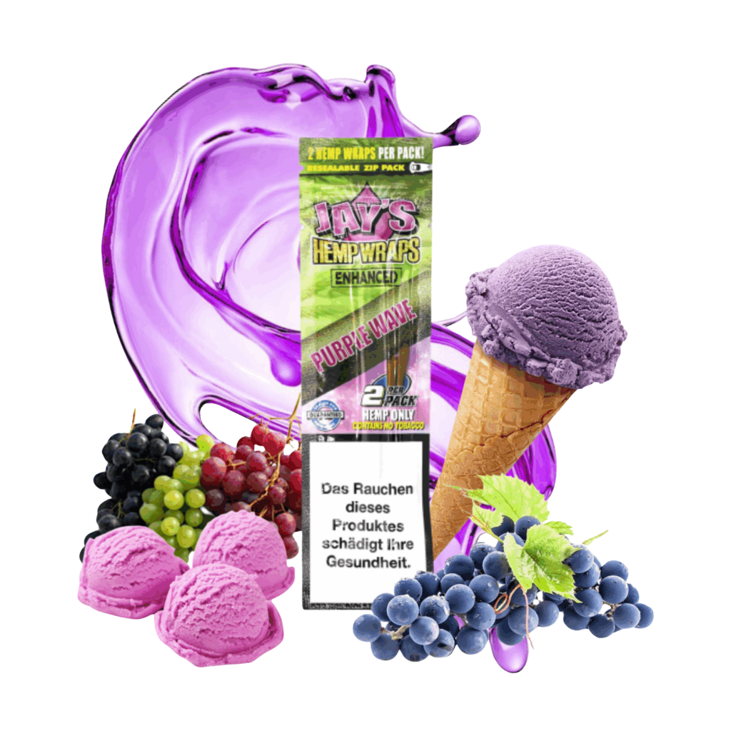 JUICY® Hanf Wraps – Purple Wave