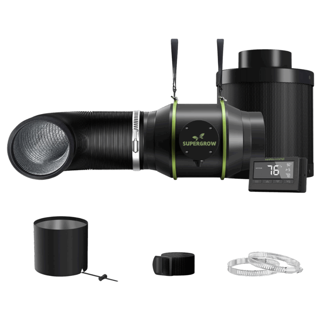 Premium Ec Digitales Lüftungsset - SuperGrow