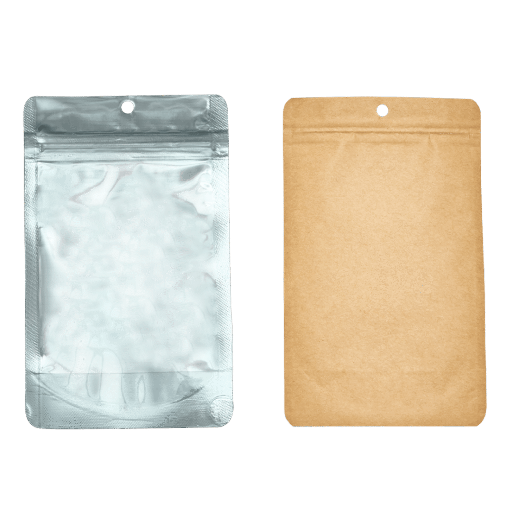 Qnubu Zip Bag Braun - 50 Stk. Geruchsneutral