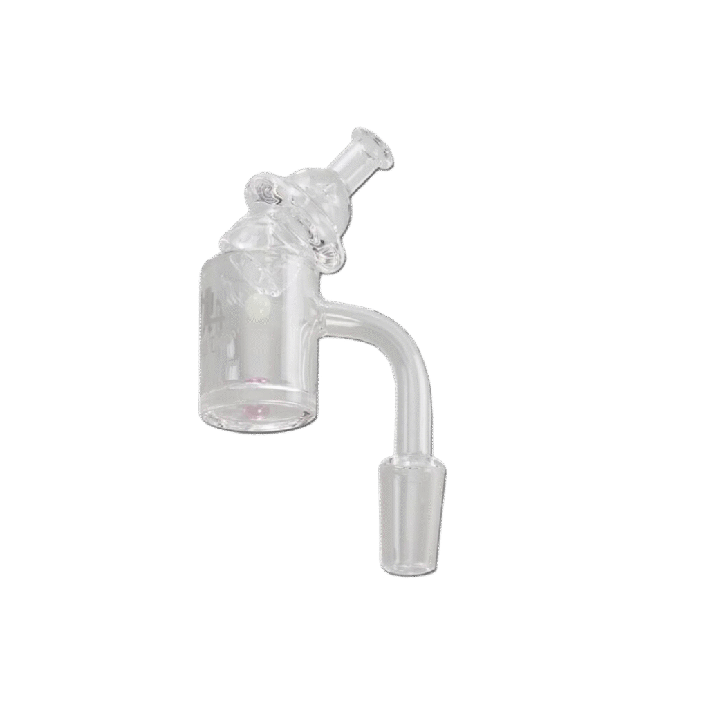 Black Leaf Quartz Banger Spinner Cap + 2 Perlen