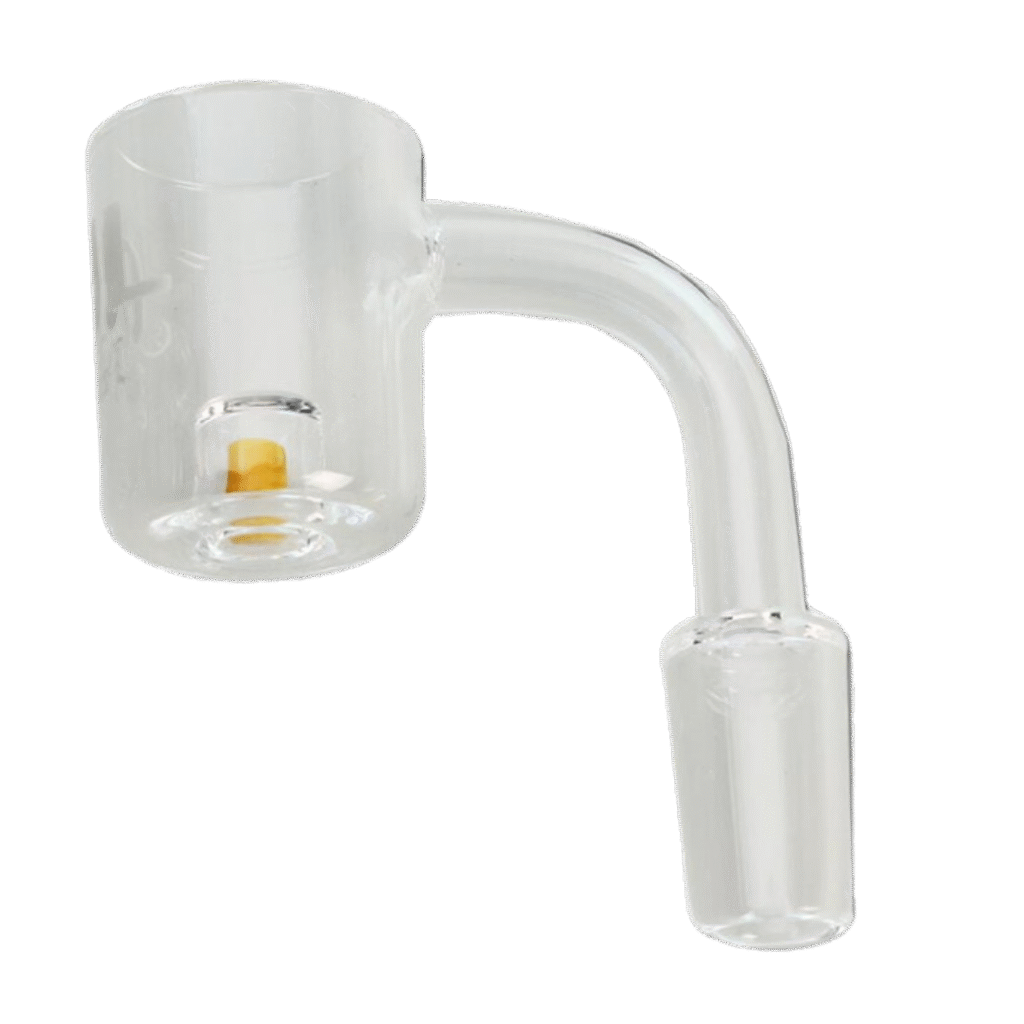 Oil Black Leaf' Quartz Banger mit Farbreaktor