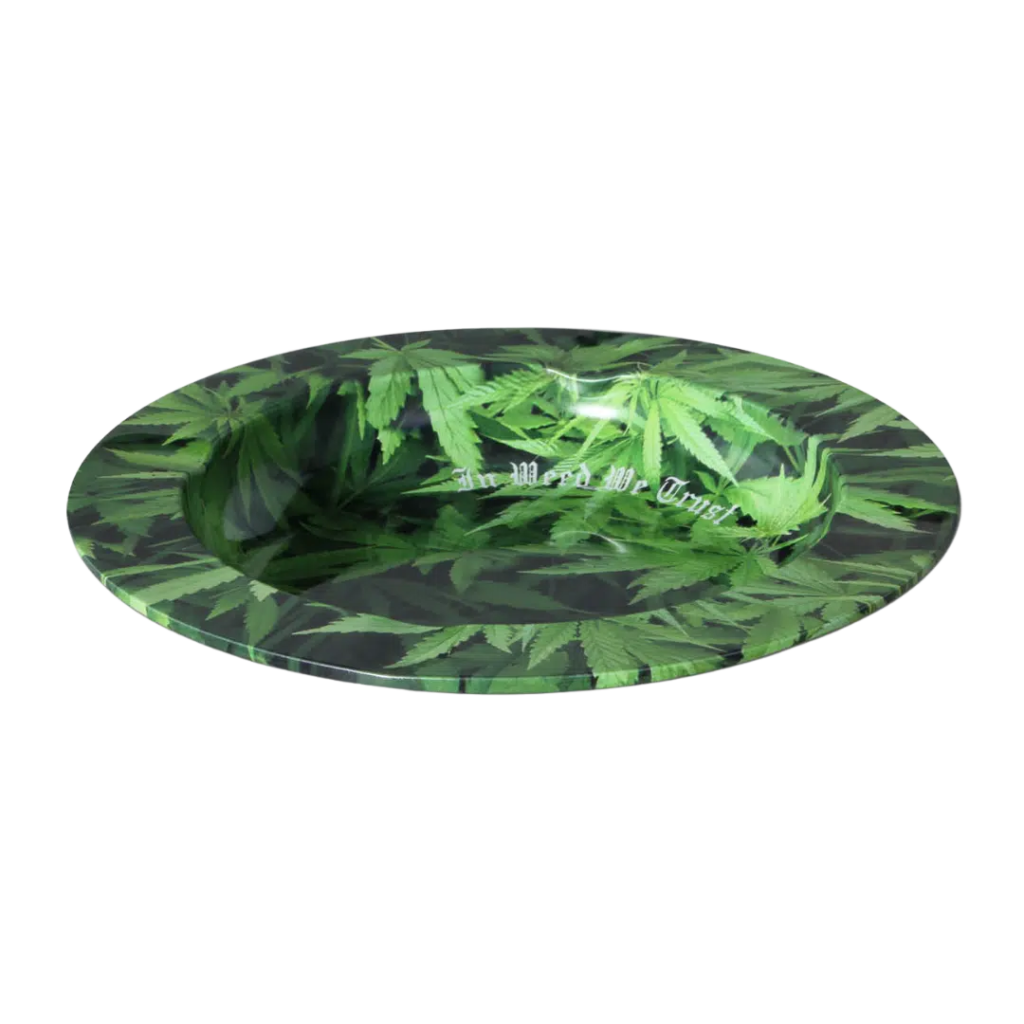 Aschenbecher Hanfblätter