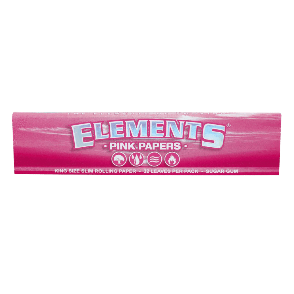 Elements - King Size Slim Pink Reispapier
