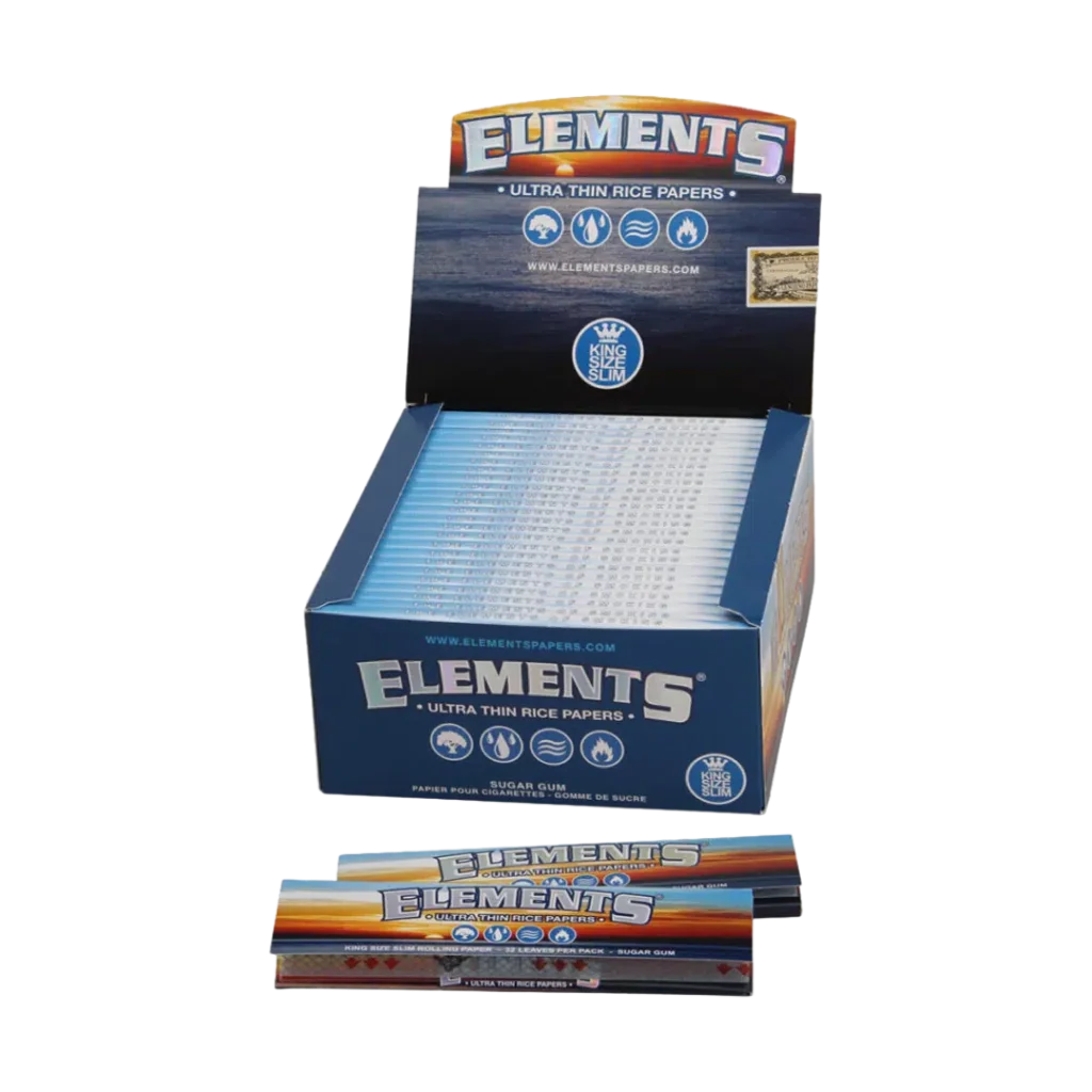Elements - Reispapier King Size Slim Ultra Dünn