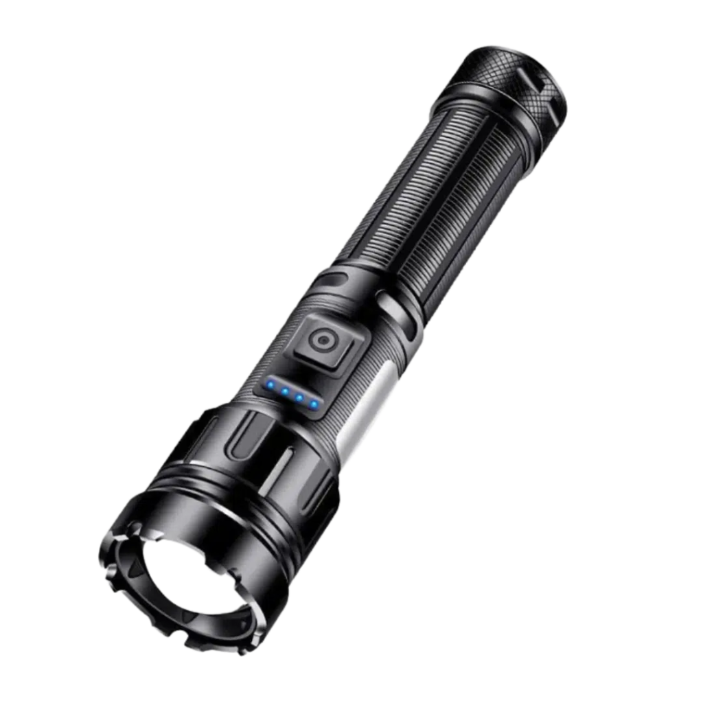 Leistungsstarke Taschenlampe 5.000 Lumen + Wiederaufladbare Batterie