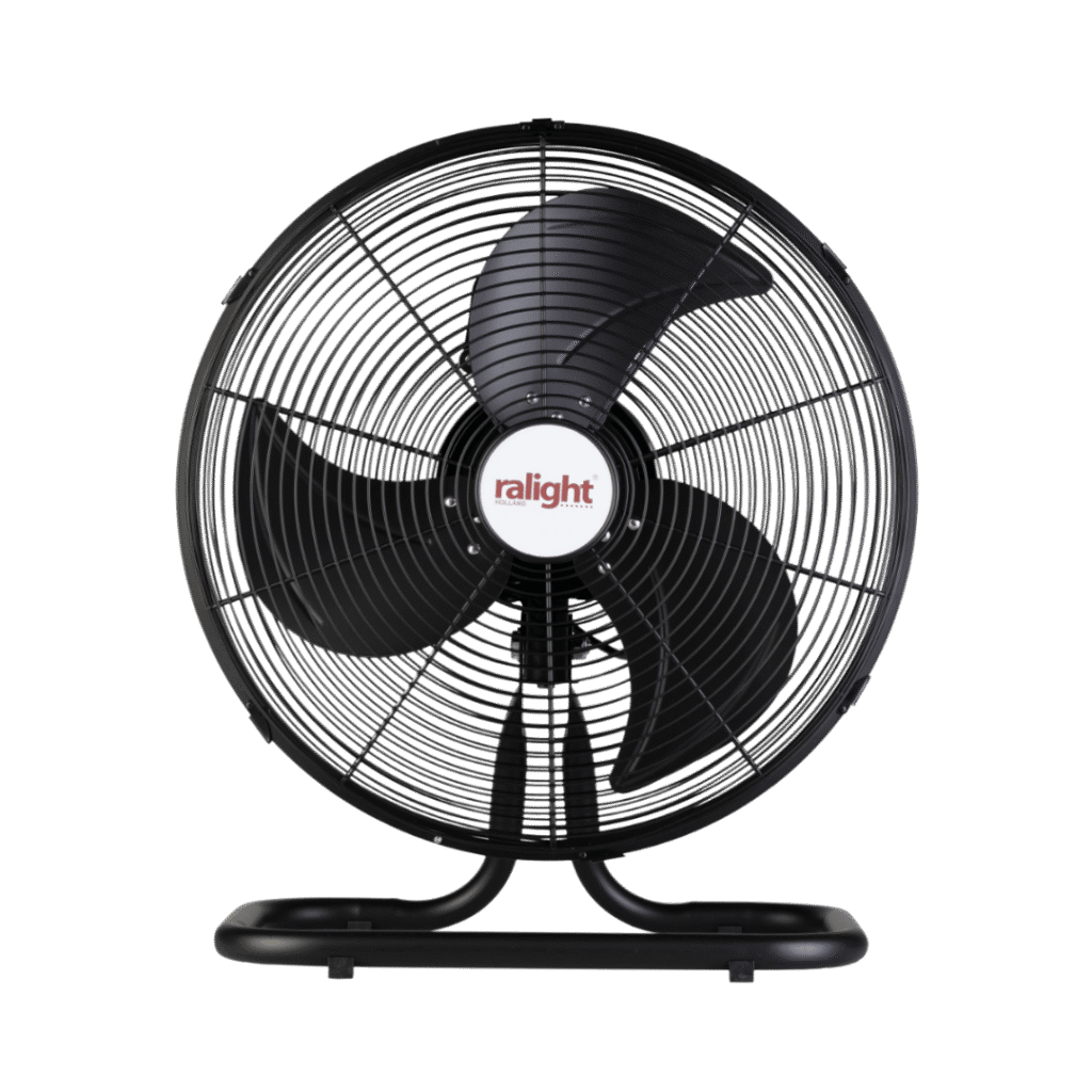 Ralight Bodenventilator 50 cm 110 W, oszillierend, schwarz