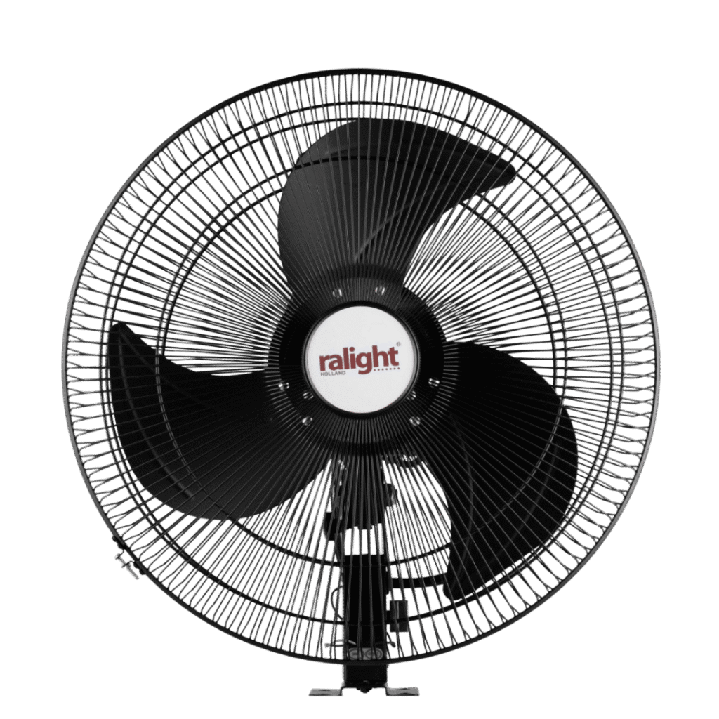 Ralight Wandventilator 45 cm - 75 W, schwarz