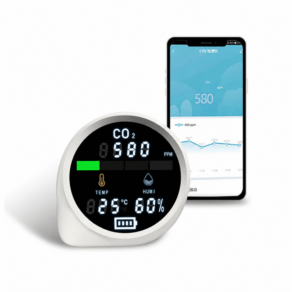 ClimateSense CO₂ Smart WiFi – 3-in-1-Klimamessgerät mit App