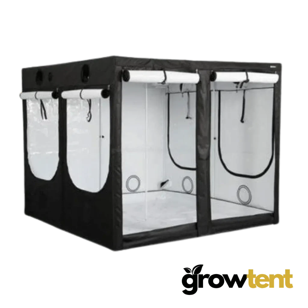 Growzelt 200x200x200 cm, 600D Mylar, 19 mm Stangen