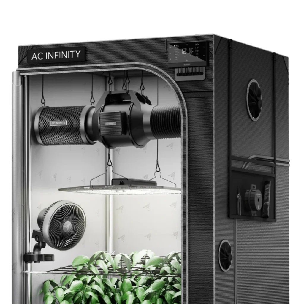 AC Infinity AI+ Growzelt-Komplettset 90 × 90 × 180 cm – 260 W Komplettset
