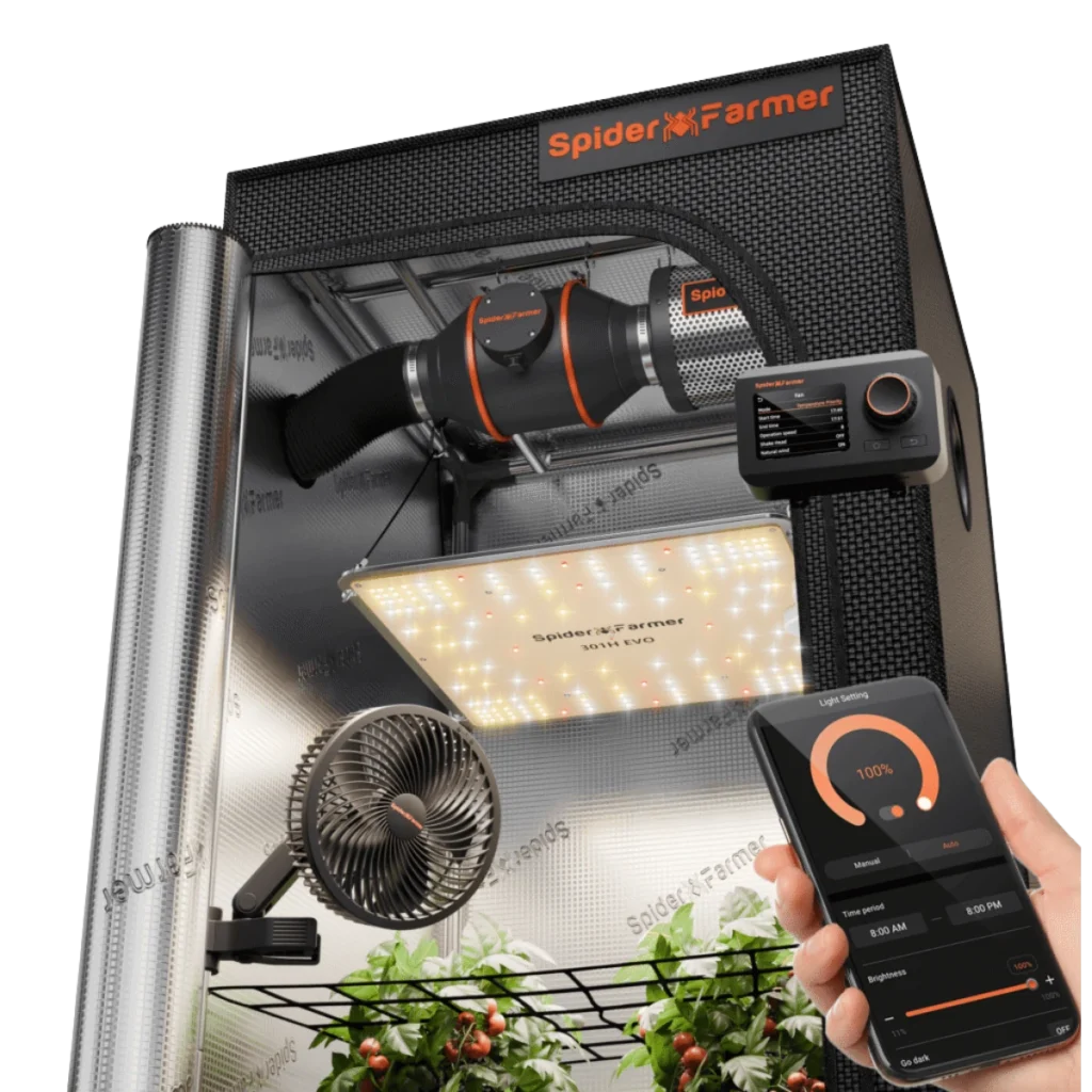 Spider Farmer Komplettset - 70x70x160